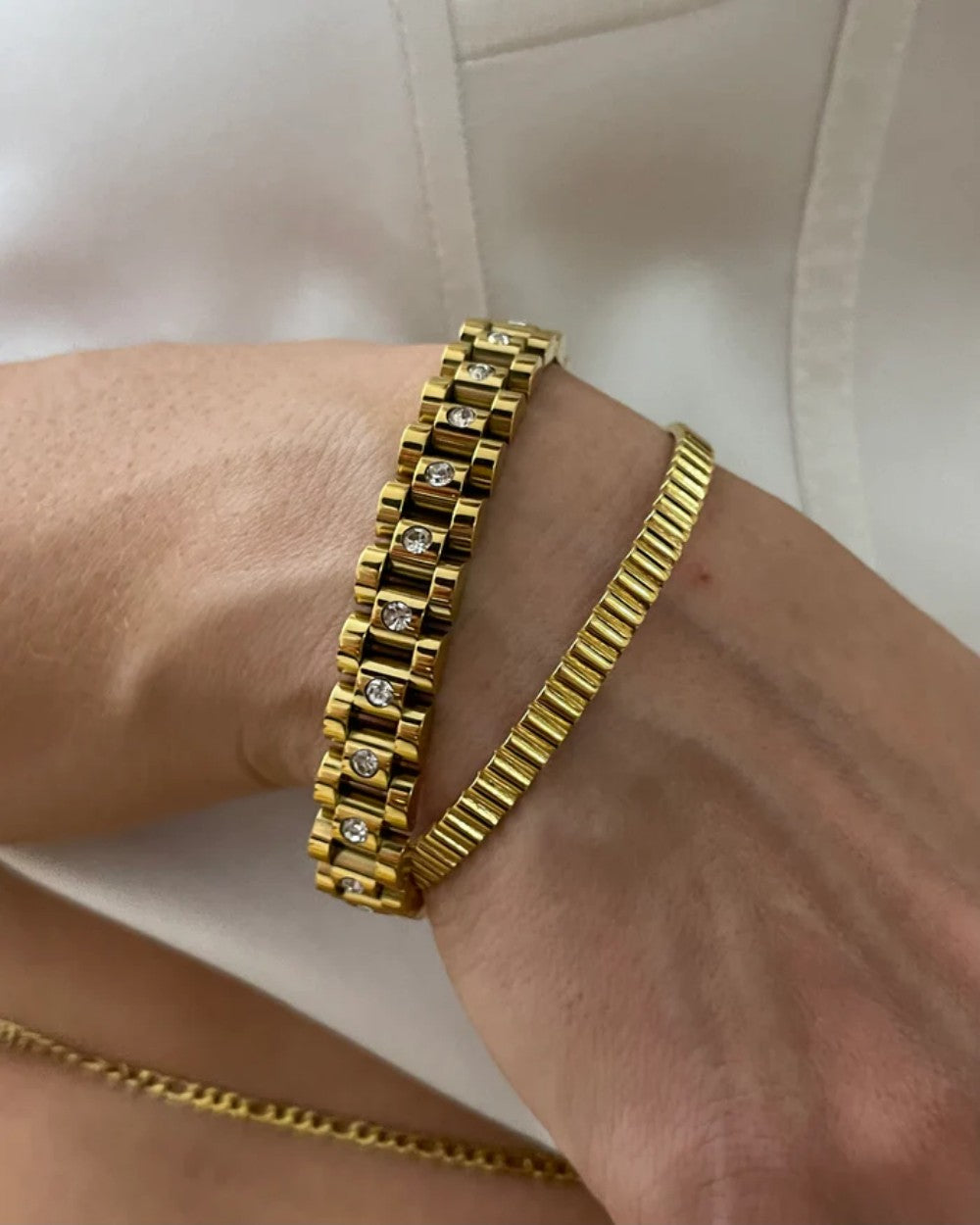 Everyday | Pulseira Bracelete Milano Ouro
