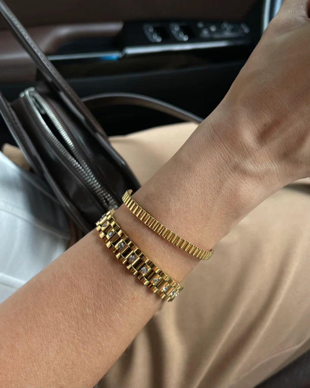 Everyday | Pulseira Bracelete Milano Ouro