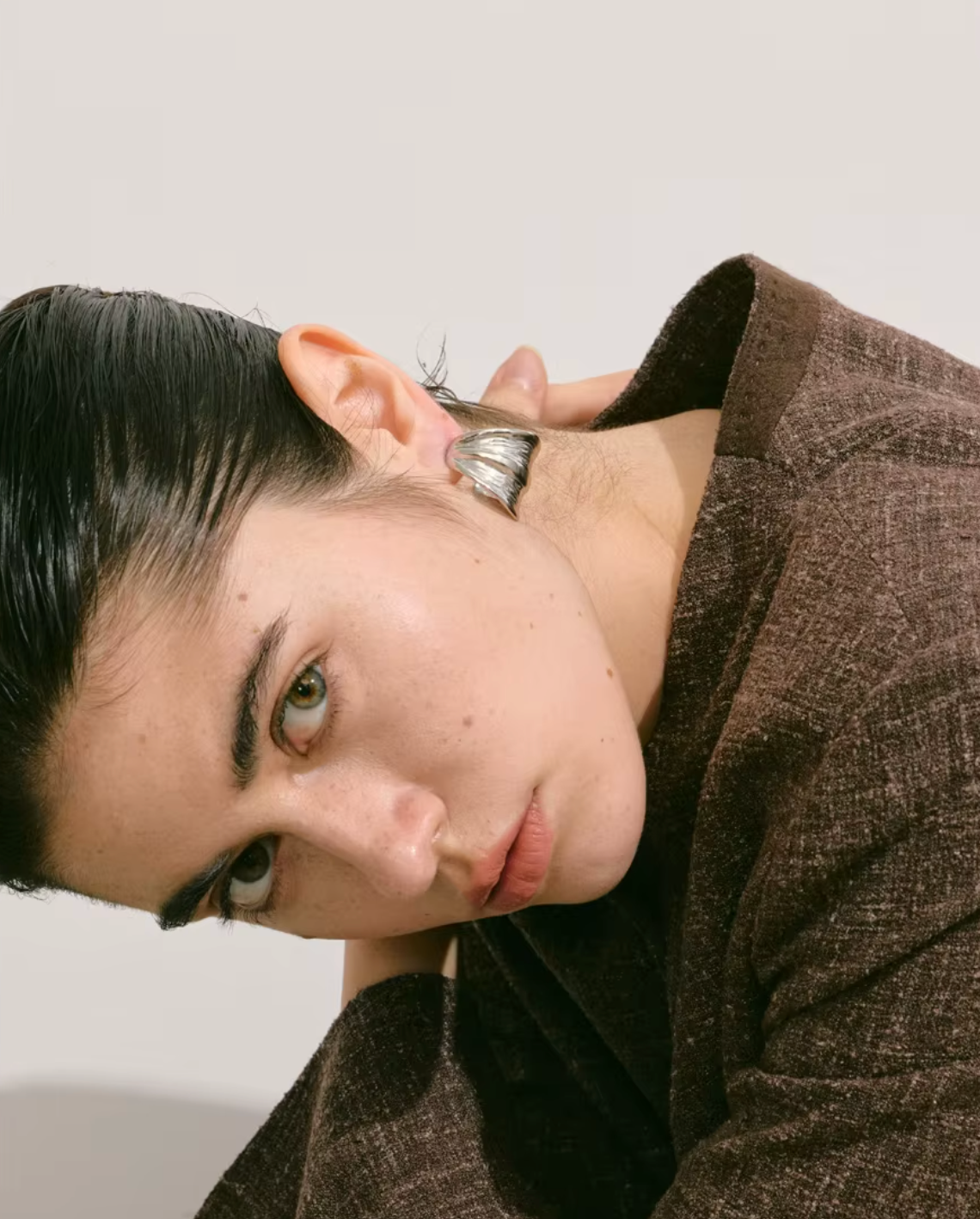 Coleção Fluir | Brincos Essência Esculpida