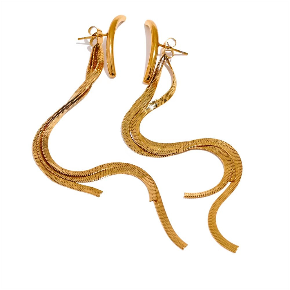 Coleção Fluir | Brinco Linha Horizonte